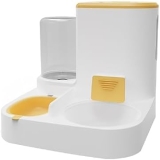 Gatos Interior Cuencos Alimentación Dobles Dispensador Automático Agua para Alimentos Cuencos para Beber para Mascotas Pueden Elegir Alimentador Automático para Mascotas