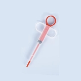 DDBuy® Alimentador de medicina para mascotas, jeringas de punta de silicona, herramienta dispensadora de alimentación, con 2 puntas de silicona suave, gatos, animales de bebé (rojo)