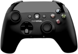 Oversteel – Tombac Mando Inalámbrica para juegos, Vibración, 8 Horas de Batería, Batería de Litio, USB y Bluetooth, PC/Switch/Smartphones/Tablet/Android TV, Color Negro