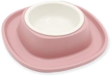 Aimé Comedero para Perros pequeños y Gatos con Cuenco Extraíble y Base Antideslizante y Antiderrames 230 ml, S