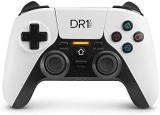DR1TECH ShockPad II Mando Para PS4 / PS3 Inalambrico – Gaming Controller DESIGN NEXT-GEN Compatible con PC y IOS – Touch Pad Capacitivo y Doble Vibración (Blanco)