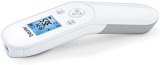 Beurer FT 85 Termómetro digital de infrarrojos sin contacto, termómetro rápido para la medición higiénica y segura de la temperatura corporal en la frente
