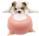 Alimentador de leche para cachorros, tazón de alimentación de leche de silicona con 4 pezones, estación de lactancia para gatos cachorros de 200 ML para alimentar mascotas pequeñas recién nacidas en d