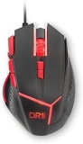 DR1TECH [Amazon Exclusive] Hunter Ratón Gaming Profesional [5 Pesas Extraíbles + Triple Fire] – 9 Teclas hasta 4200 dpi – Ratón Ergonómico con Cable para PC/PS4/XBOX