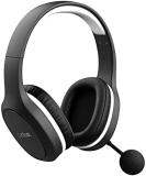 Trust Gaming GXT 391 Thian Cascos Gaming Inalambricos, Auriculares PS4, PS5, 5.8 GHz, Dongle USB, Over Ear, Recargable, Multi-Platform, Cascos con Microfono para PC Ligeros y Sostenibles – Negro