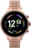 Fossil Connected Smartwatch Gen 6 para mujer con tecnología Wear OS de Google, frecuencia cardíaca, NFC y notificaciones smartwatch FTW6077