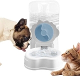 ibaste Agua automático para Mascotas,Alimentador automático Alimentos para Gatos domésticos – Comederos automáticos Desmontables para Mascotas para Perros, Hurones, erizos, Cachorros