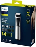 Philips Multigroom Serie 7000, Recortadora 14 en 1 para Barba, Pelo y Cuerpo con Tecnología DualCut (modelo MG7720/15)
