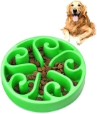 Cuenco de alimentación lenta para perros, cuenco de alimentación lenta para perros medianos, rompecabezas divertido para mascotas, antideslizante, interactivo para detener la hinchazón