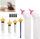 Gufastoe Pezón de silicona para alimentación de mascotas con biberón y jeringas para cachorros, perros, gatos u otras mascotas (modelo 2)