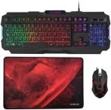 Mars Gaming MCP118, Pack Gaming RGB de Teclado, Ratón y Alfombrilla, Idioma Español
