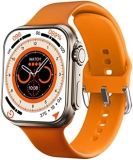 Ultra Smartwatch S8 Reloj inteligente serie 8 para hombre y mujer. Llamadas Bluetooth, impermeable, carga inalámbrica, pantalla HD PK HW8 DT8 X8 Max (naranja)