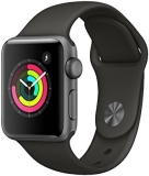 Apple Watch Series 3 (GPS, 38MM) – Caja de Aluminio Gris Espacial con Correa Deportiva Gris (Reacondicionado)