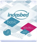 Indasbed Basic Protector Cama, 60 x 90 cm – Color Blanco, 20 Unidades (Paquete de 1)