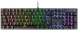 Mars Gaming MK422 Negro, Teclado Mecánico Gaming RGB, Antighosting, Switch Mecánico Marrón, Idioma US