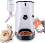 Xihouxian Dispensador Elegante De La Comida del Alimentador Automático del Animal Doméstico con La Cámara De HD Y El Control Remoto Video del Perro del Gato C40