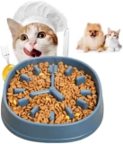 Cuenco para perros y mascotas, cuenco de alimentación lenta para cachorros, gatos, cuenco de alimentación lenta, cuenco de comida para evitar la obesidad, suministros para perros