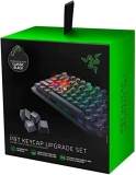 Razer PBT Keycap Set for Gaming Keyboard – Kit de actualización de teclas para teclados mecánicos y ópticos (compatible con retroiluminación, material PBT superior) Negro