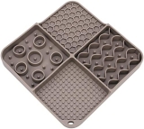 Doweiss – Alimentador lento para perros, almohadilla de alimentación lenta de silicona para golosinas y mantequilla de cacahuete, alimentador lento multifuncional para perro/gato/cachorro/mascota