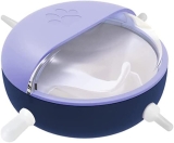 Cuenco de alimentación de leche portátil para mascotas, alimentador de alimentos de 4 pezones múltiples, cuenco de leche de enfermería para cachorros de 180ML, alimentador de pezones de silicona para