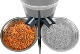 PetSafe 2 separadores de comida para mascotas de un solo tazón, alimentador automático para dos perros o gatos de plástico sin BPA