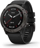 Garmin Fenix, Unisex-Adult, Gris Carbón con Revestimiento DLC, L