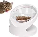 Comedero elevado para gatos – Cuencos resistentes 15 grados para gatos, cuenco agua para mascotas, comedero multifuncional para mascotas y bebedero para gatos pequeños, cuenco