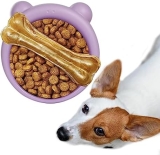 Zceplem Cuenco para Gatos de alimentación Lenta,Cuenco de Comida Lenta para alimentación de Perros – Alfombrilla de Silicona para Perros, alimentador Lento para Perros, Mejora la indigestión