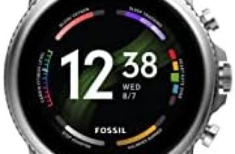 Fossil Connected Smartwatch Gen 6 para Hombre con tecnología Wear OS de Google, frecuencia cardíaca, NFC y notificaciones smartwatch FTW4060