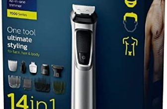 Philips Multigroom Serie 7000, Recortadora 14 en 1 para Barba, Pelo y Cuerpo con Tecnología DualCut (modelo MG7720/15)