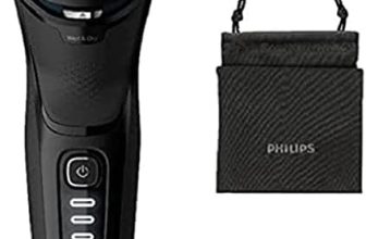 Philips Afeitadora eléctrica para uso en seco y húmedo para hombres, Color Negro