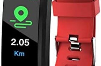 ID115 Plus Pantalla a color Smart Ring Podómetro Pulsera Bluetooth móvil, recordatorio de mensaje, pulsera inteligente resistente al agua, casi compatible con todos los teléfonos inteligentes （Rojo）