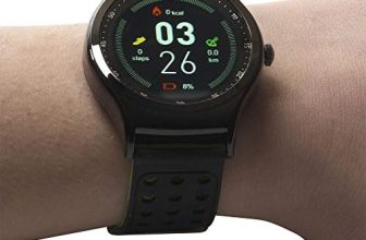 Denver SW de 450 Bluetooth de Deportes de Smart Watch con sensor de frecuencia cardíaca, negro/verde