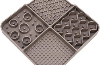 Doweiss – Alimentador lento para perros, almohadilla de alimentación lenta de silicona para golosinas y mantequilla de cacahuete, alimentador lento multifuncional para perro/gato/cachorro/mascota