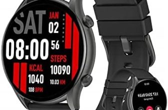 Kieslect Smartwatch Kr, (Responder/Hacer Llamadas) Fitness Watch, AI Voice Control, 1.32″ 3D Curved Multifunción Fitness Tracker, IP68 Waterproof Semi-AMOLED Watch