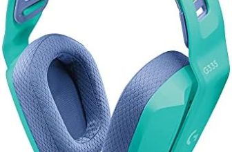 Logitech G335 Auriculares con Cable para Gaming, Micrófono Volteable, Jack de 3.5mm, Almohadillas de espuma viscoelástica, compatible con PC, PlayStation, Xbox, Nintendo Switch – Verde