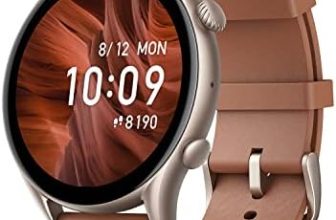 Amazfit GTR 3 Pro Smartwatch Pantalla AMOLED de 1.45″ Frecuencia Cardíaca Sueño Estrés Monitorización de SpO2 Reloj Deportivo con 150 Modos Deportivos GPS Llamadas Bluetooth Control de Música Alexa