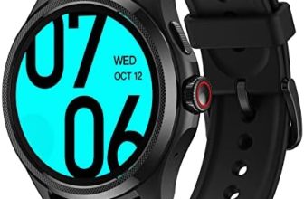 Ticwatch Pro 5 Android Smartwatch para Hombres Snapdragon W5+ Gen 1 Plataforma Wear OS Reloj Inteligente 80 Horas de duración de la batería Salud Fitness Seguimiento