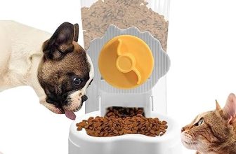 Bexdug Dispensador de Agua para Mascotas,Comedero y Bebedero para Alimentos para Mascotas | Suministros para Mascotas Comederos para Perros, Hurones, erizos, Cachorros, Chinchillas, Conejos, Gatitos