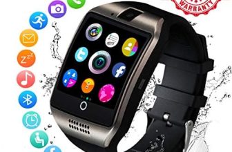 Smartwatch con whatsapp,Bluetooth smart watch Pantalla táctil,Reloj inteligente hombre con Cámara, impermeable Smartwatches Telefono Sport Fitness Tracker Compatible Android IOS para Hombre Mujer