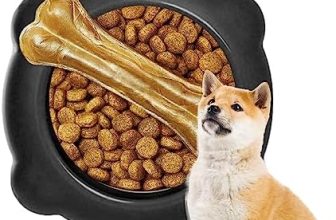 Gomice Cuenco de alimentación Lenta para Cachorros | Cuenco Grande para Perros con comedero Lento | Alfombrilla de Silicona para Perros, alimentador Lento para Perros, Mejora la indigestión