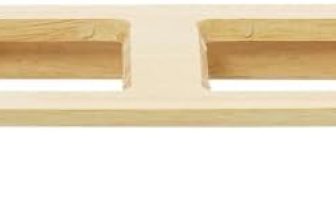 Trixie Set Comederos Perros Cerámica – Platos para Perros Accesorios Perros Cerámica Madera Bandeja 2 × 0.2L, 28×5×15 cm Negro