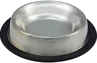 Arquivet Comedero Inoxidable Antideslizante – 300 ml / 15 cm