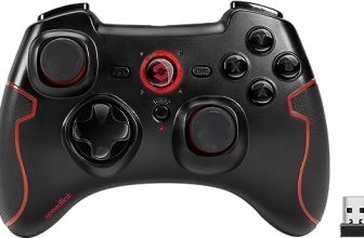 Speedlink TORID Gamepad – Controlador inalámbrico de PC y PS3 con cable de carga USB para PC y consola, negro