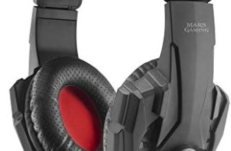 Mars Gaming MH020, Cascos Gaming con Micrófono Plegable, PS4/PS5/XBOX/SWITCH/PC