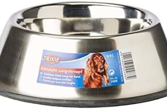 Trixie long-ear inoxidable perro Bowl