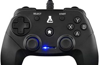 The G-Lab K-Pad Thorium Mando Gaming PC & PS3 con USB – Vibración Incorporada – Joystick para PC con Windows XP-7-8-10, PS3, Android (USB)