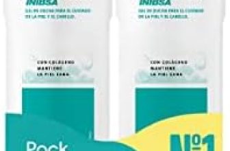 INIBSA Gel De Ducha Para El Cuidado De La Piel Y El Cabello, Ahorro Pack Dermatológico – 2 x 1L (Total: 2000 ml)