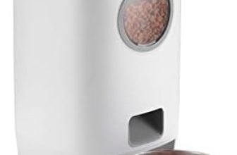 NUOPAIPLUS Alimentador automático de Mascotas, Alimentador automático Inteligente for Perros y Gatos, dispensador de Alimentos Secos de 4,5 litros, Adecuado for Mascotas pequeñas y Medianas