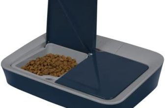 PetSafe – Comedero Digital de Comidas para Perros y Gatos, Programable, Control de Porciones, Programación de 2 Comidas para Mascotas, Temporizador digital